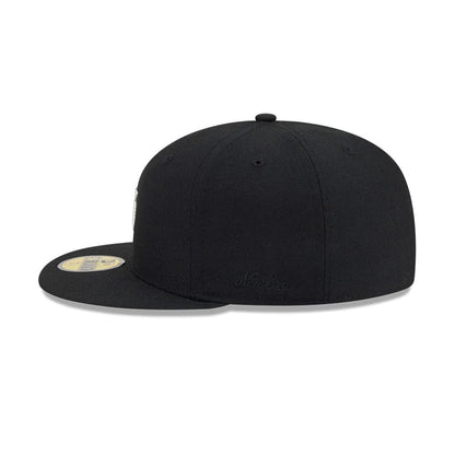 Pictured is this Fear Of God X MLB Chicago White Sox 59FIFTY Fitted cap in black. 5