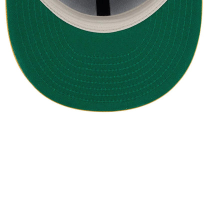 Pictured is this Fear Of God X MLB Logo 59FIFTY Fitted cap in dark green. 2