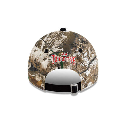 Pictured is this Realtree Twojeys X New Era 9TWENTY cap in assorted print. 4