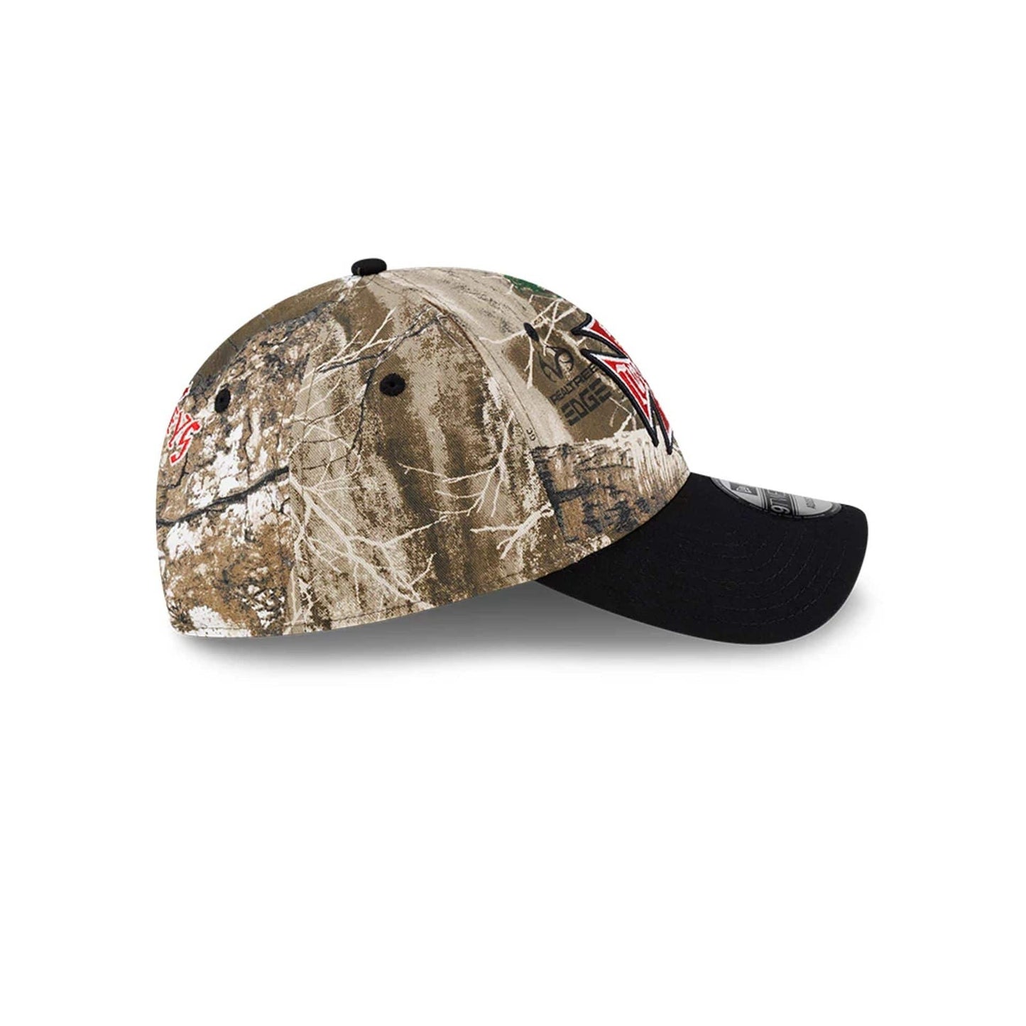 Pictured is this Realtree Twojeys X New Era 9TWENTY cap in assorted print. 6