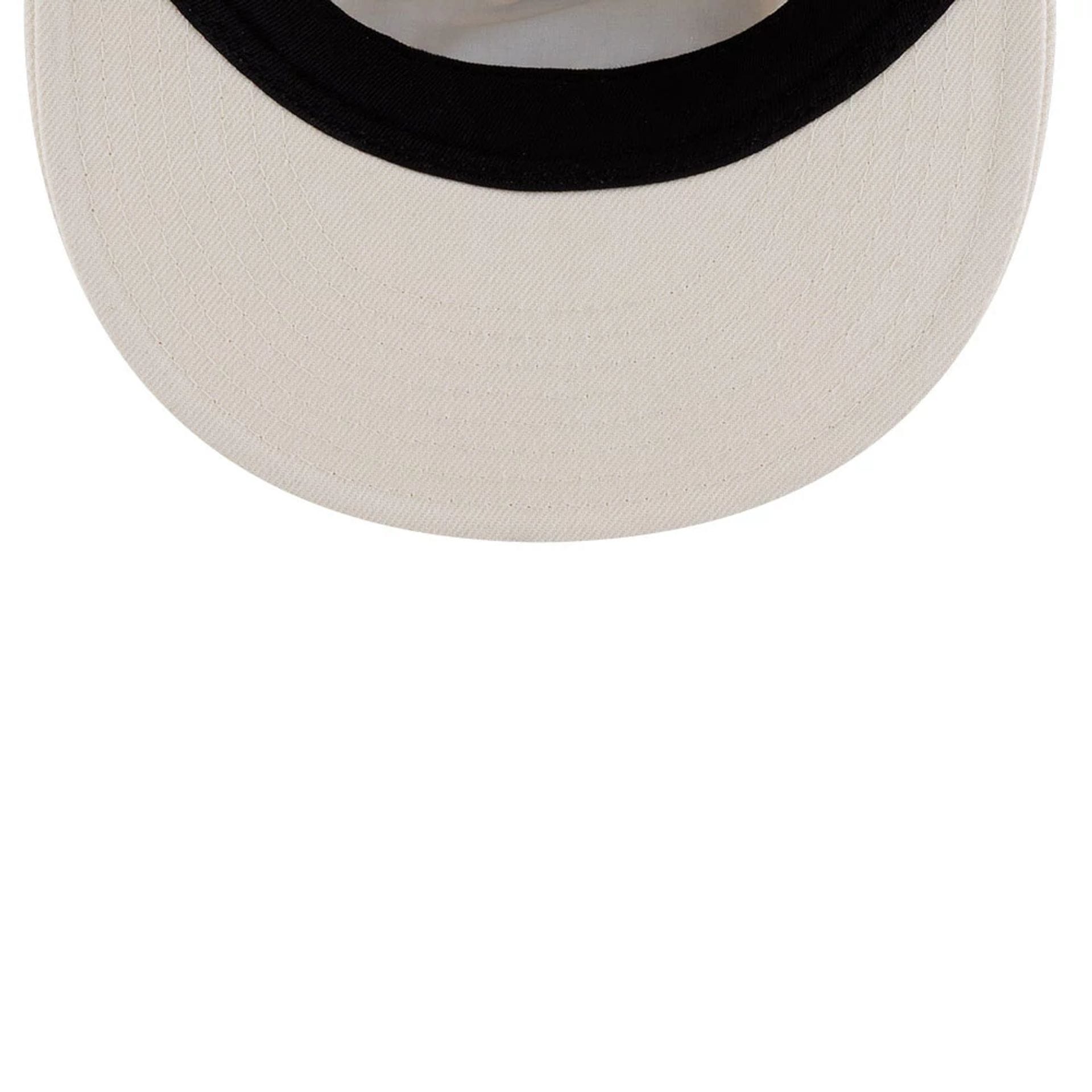 Pictured is this Twojeys X New Era Garage Pillbox Adjustable cap in Cream. 2