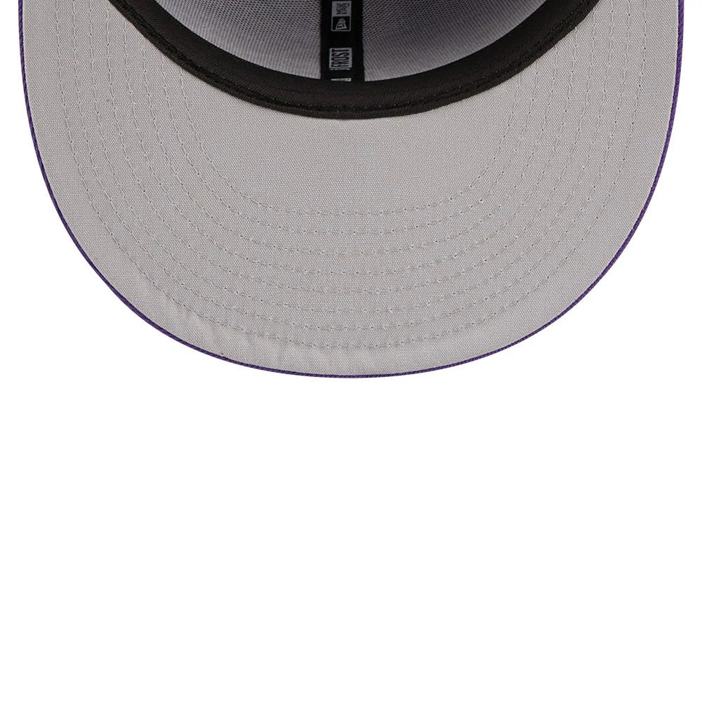 Pictured is this NBA X J-FROST LA Lakers 59FIFTY Fitted cap in purple. 2
