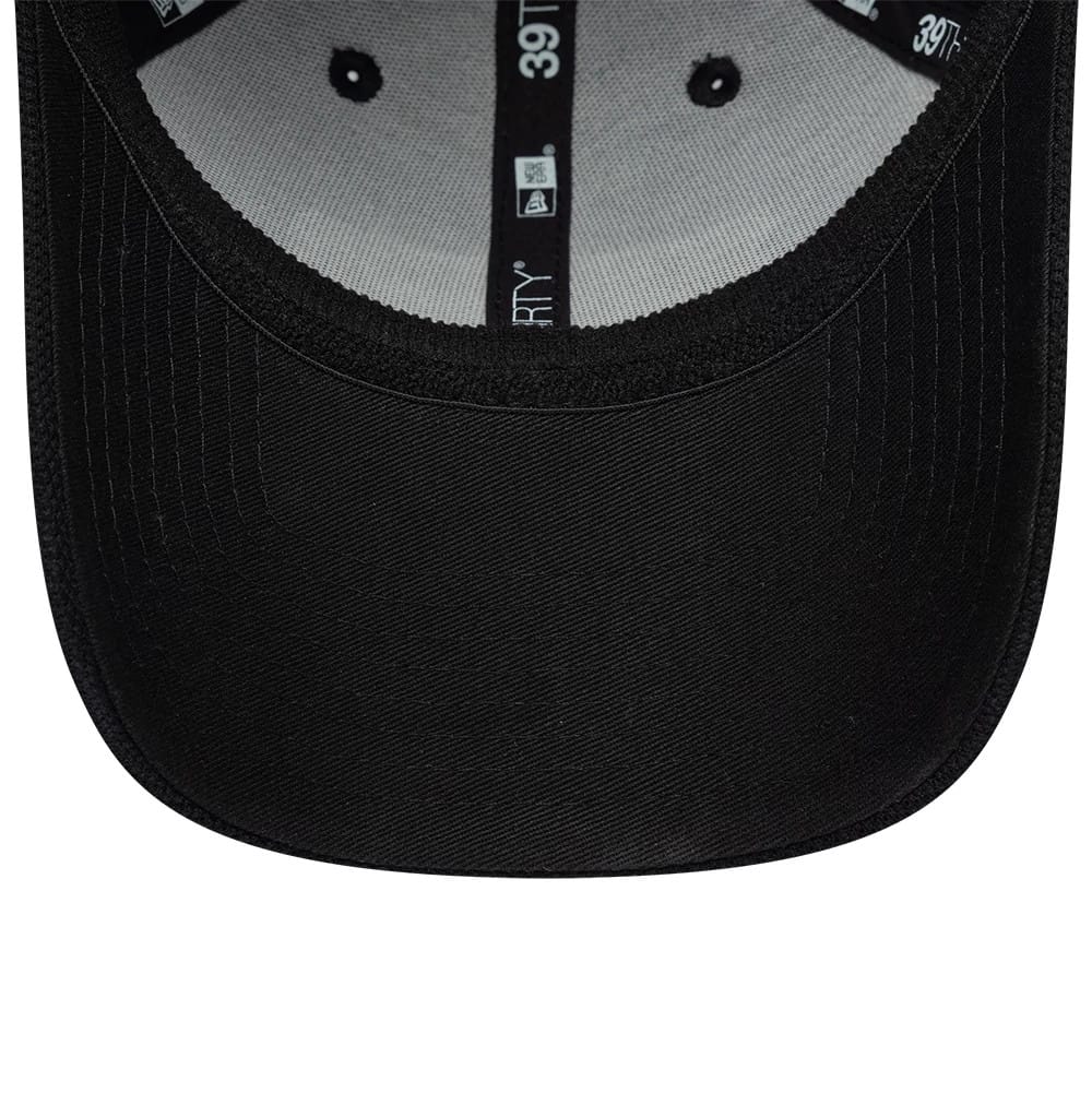 Pictured is this New Era Jersey 39THIRTY Stretch Fit cap in black. 7