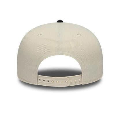 Pictured is this New Era Ombre Script 9FIFTY Snapback cap in light beige. 4