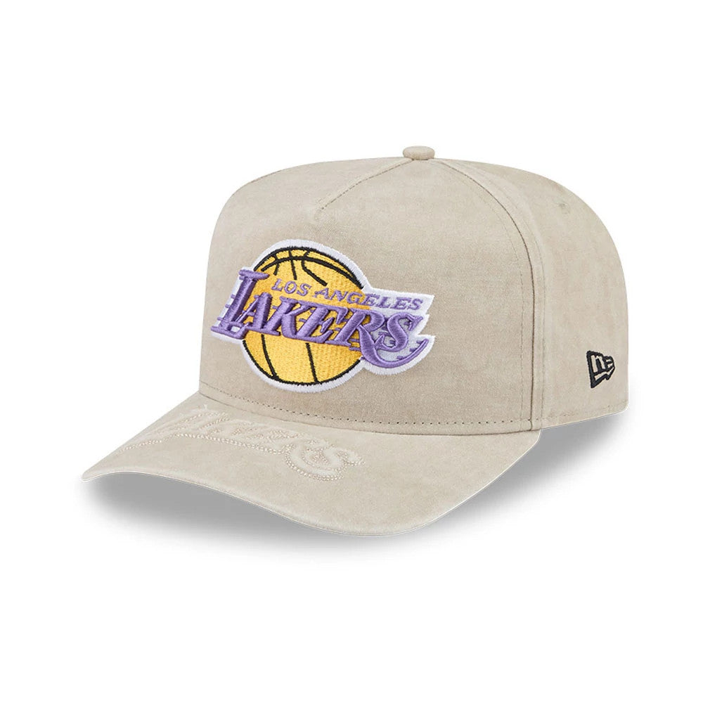 NBA LA Lakers Light Beige 9FIFTY A-Frame Snapback Cap | NEC EU