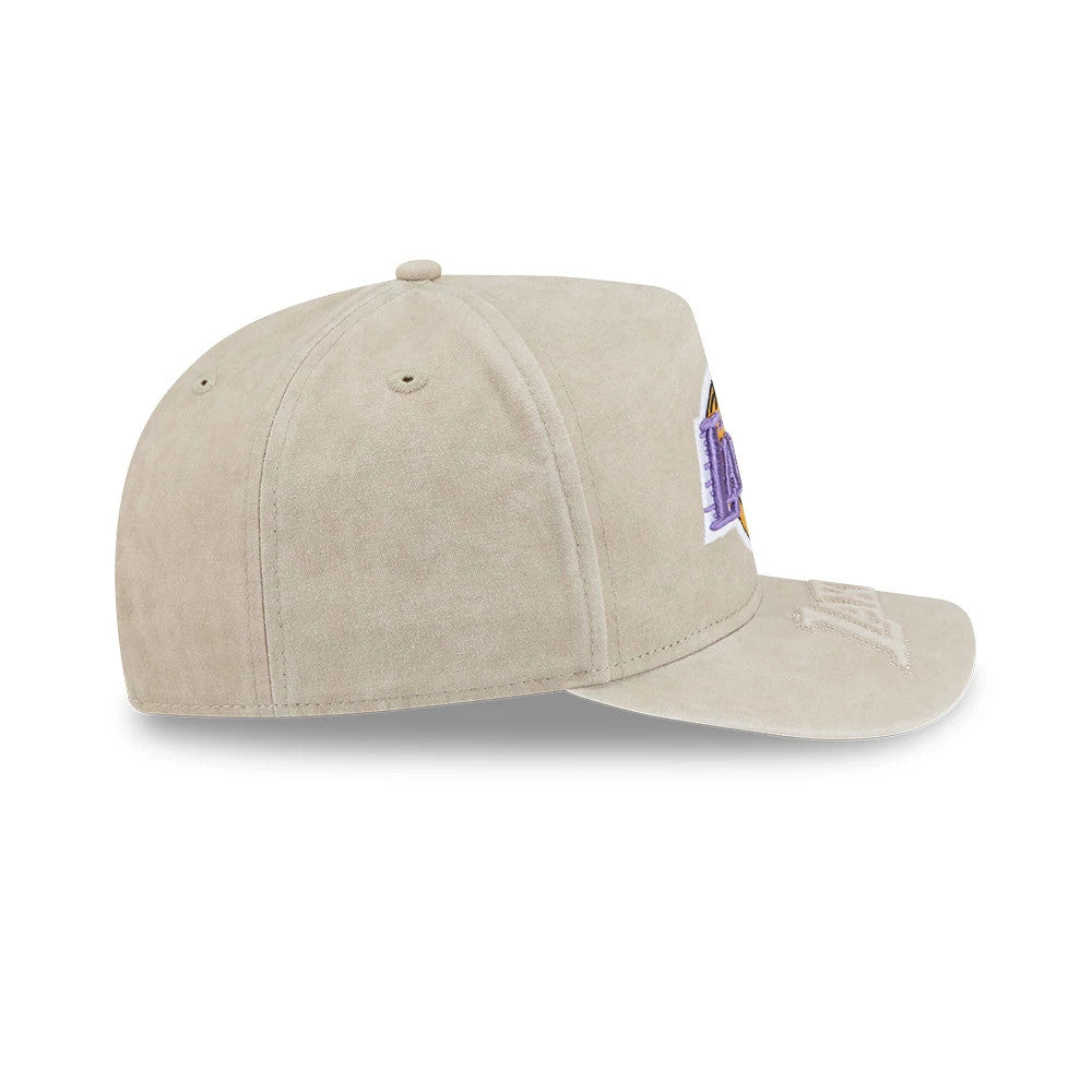 NBA LA Lakers Light Beige 9FIFTY A-Frame Snapback Cap | NEC EU