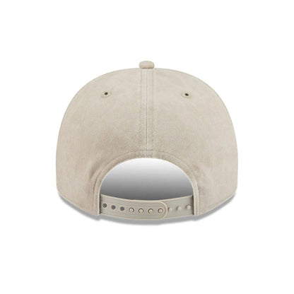 Pictured is this MLB New York Mets 9FIFTY A-Frame Snapback cap in light beige. 7