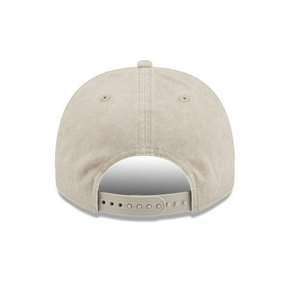 Pictured is this MLB Detroit Tigers 9FIFTY A-Frame Snapback cap in light beige. 7