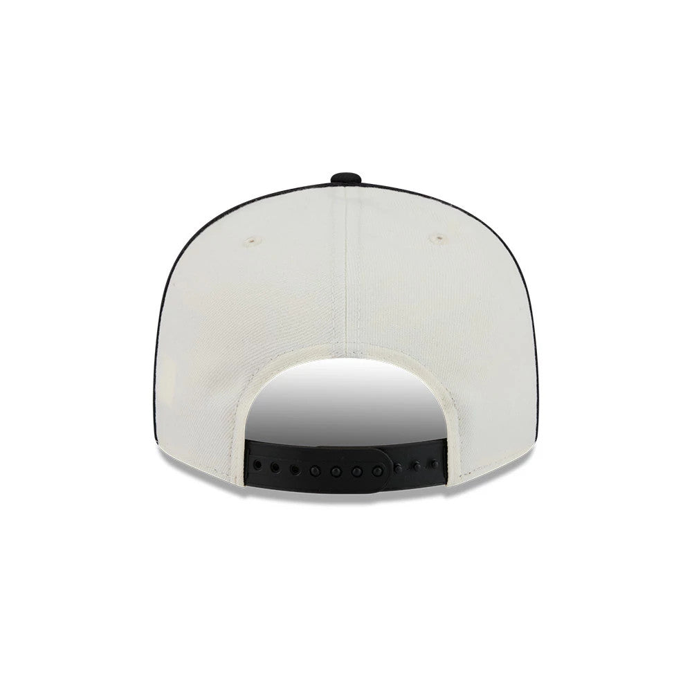 Pictured is this NFL Rivalry 2026 Jacksonville Jaguars 9FIFTY Snapback cap in white and black. 7