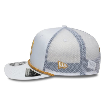 Pictured is this Dare To Dream Ryder Cup Europe 2027 9FIFTY Stretch Snap cap in white. 5