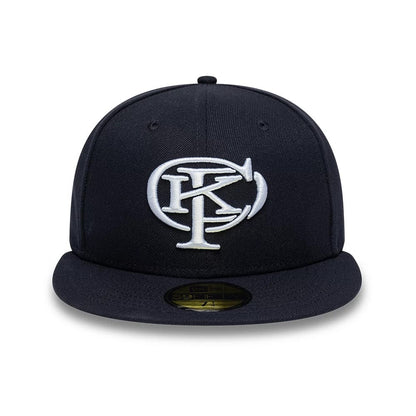 Pictured is this Gettomasa X New Era 59FIFTY Fitted cap in navy. 3