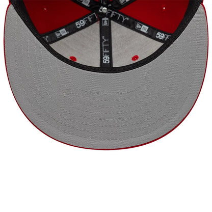 Pictured is this Gettomasa X New Era 59FIFTY Fitted cap in red. 2
