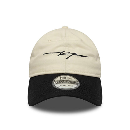 Pictured is this Gettomasa X New Era 9TWENTY Adjustable cap in light beige. 2