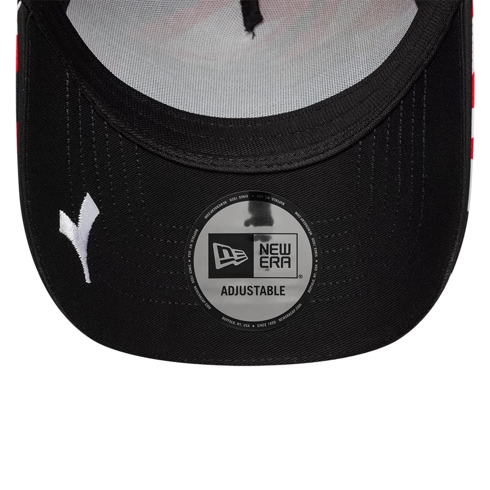 Pictured is this Ducati Motor Replica Francesco Bagnaia Misano Race Special Black 9FORTY E-Frame Adjustable cap. 2