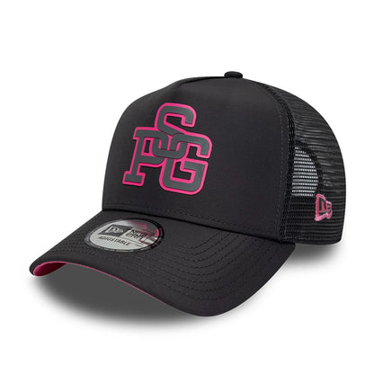 Pictured is this HD Neon Paris Saint-Germain 9FORTY E-Frame cap in dark grey. 1