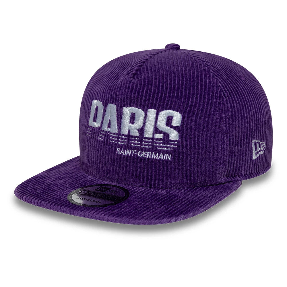 Pictured is this Washed Cord Paris Saint-Germain 19TWENTY cap in purple. 1