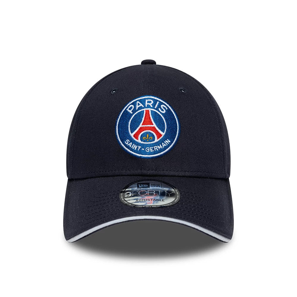 Pictured is this Core Paris Saint-Germain 9FORTY cap in navy. 2