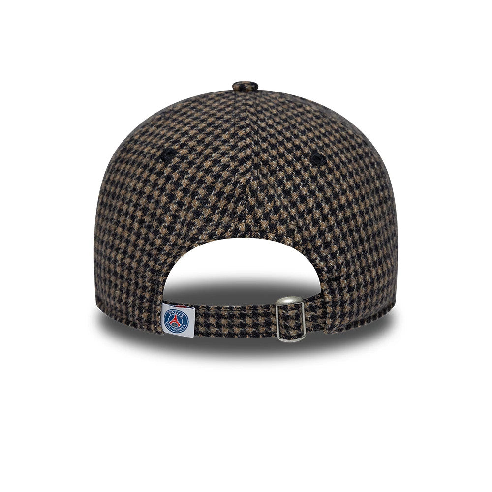 Pictured is this Houndstooth Paris Saint-Germain 9TWENTY cap in brown. 4