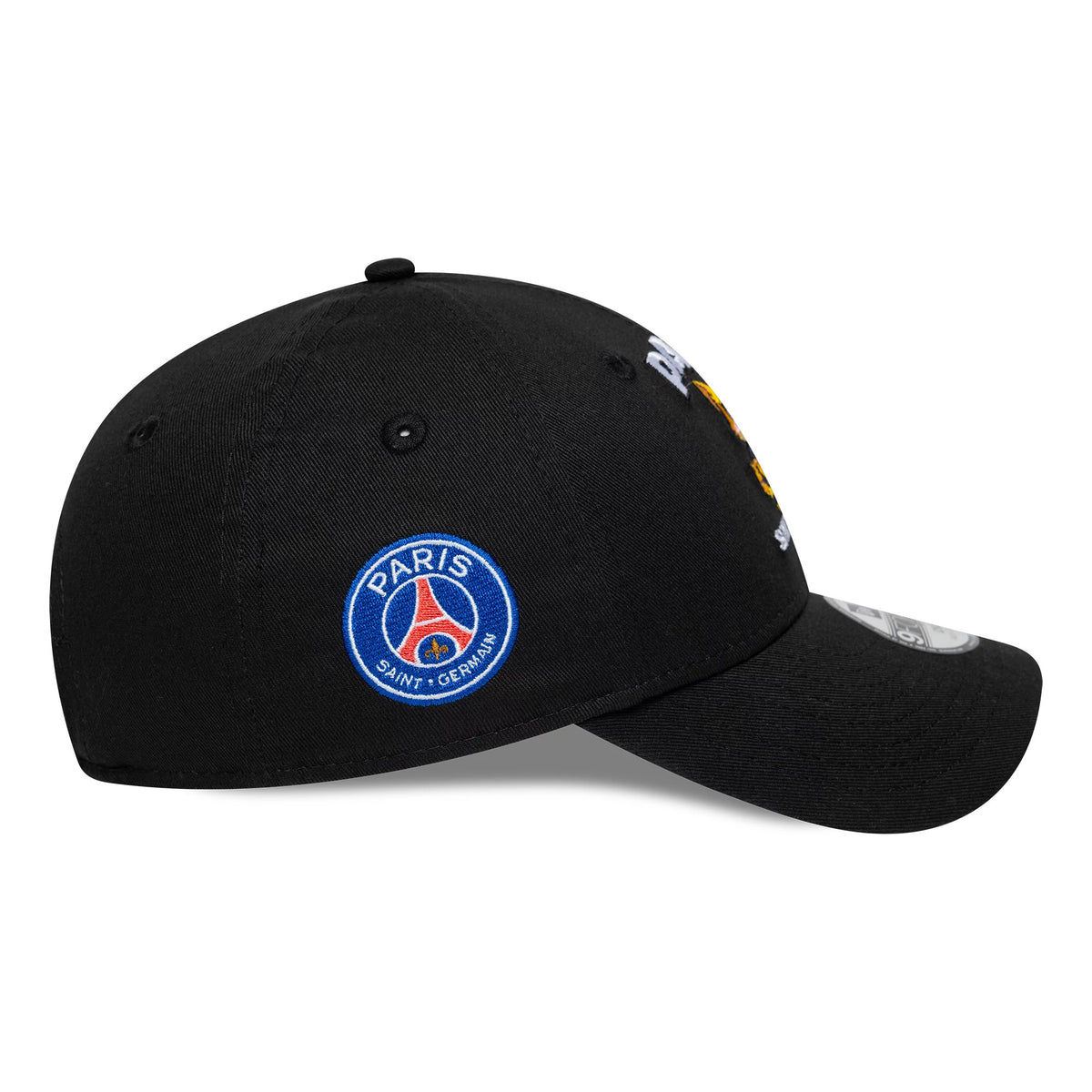 Pictured is this Kids Core Paris Saint-Germain 9FORTY cap in black. 4