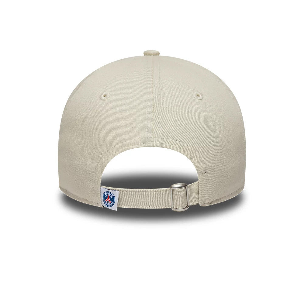 Pictured is this Womens Script Paris Saint-Germain 9TWENTY cap in light beige. 7