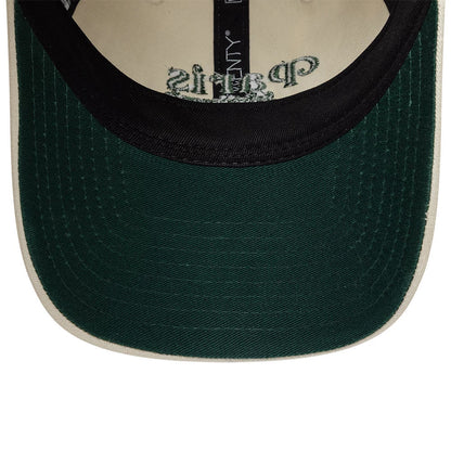Pictured is this Womens Script Paris Saint-Germain 9TWENTY cap in light beige. 2