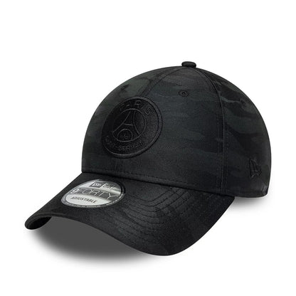 Pictured is this Camo Paris Saint-Germain 9FORTY cap in black. 1