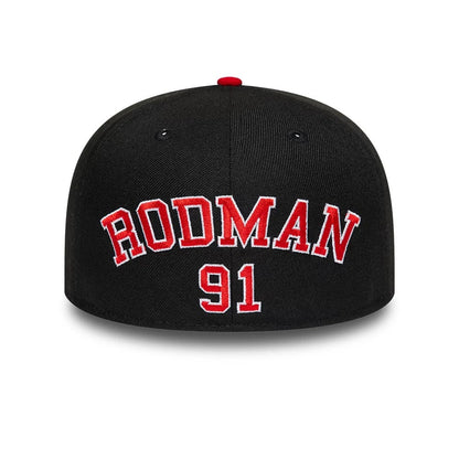 Pictured is this NBA Hardwood Classic Players Chicago Bulls 59FIFTY Fitted cap in red. 4
