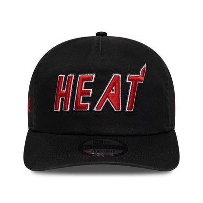 Pictured is this NBA Hardwood Classic Miami Heat 19TWENTY cap in black. 2