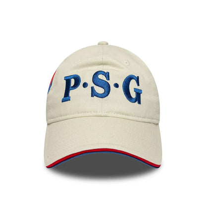Pictured is this Paris Saint Germain 86 9TWENTY cap in light beige. 3