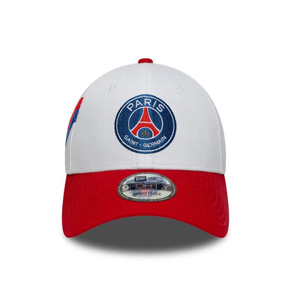 Pictured is this Paris Saint Germain 86 9FORTY cap in white. 3