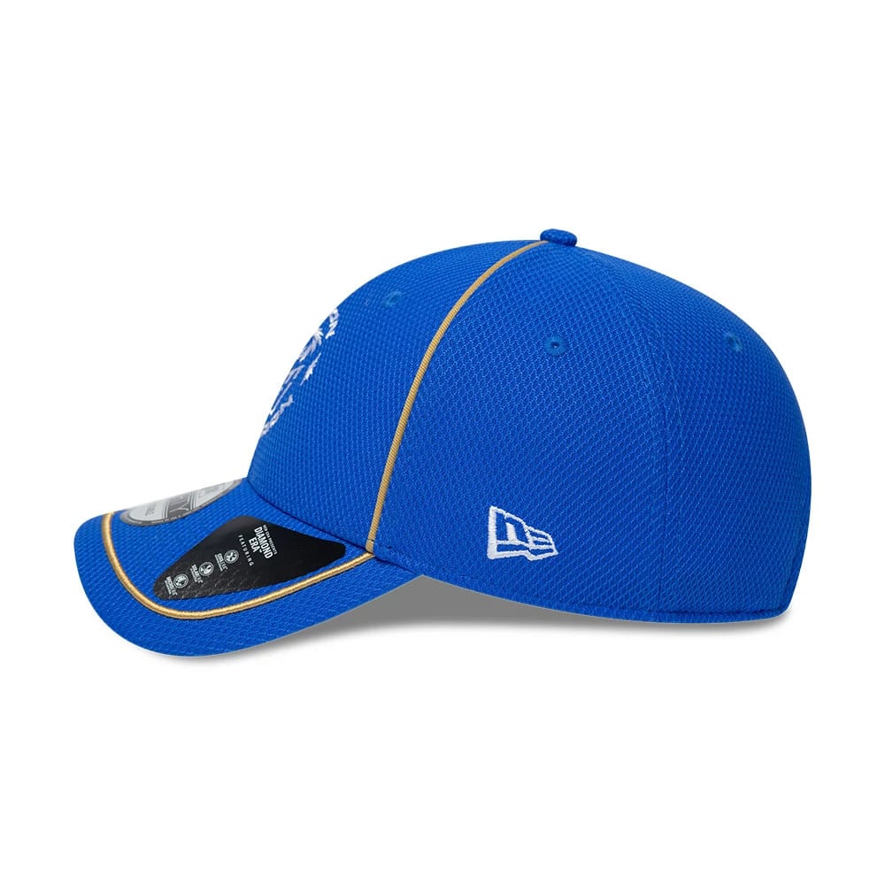 Pictured is this The Hundred 2026 MI London 9FORTY Adjustable cap in bright blue. 5