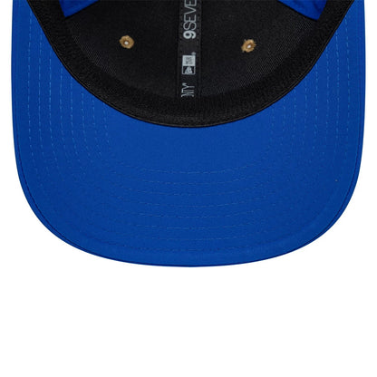 Pictured is this The Hundred 2026 MI London 9SEVENTY Stretch Snap Adjustable cap in bright blue. 7