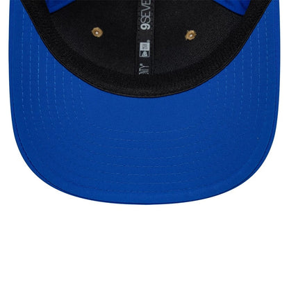 Pictured is this The Hundred 2026 MI London 9SEVENTY Stretch Snap Adjustable cap in bright blue. 7