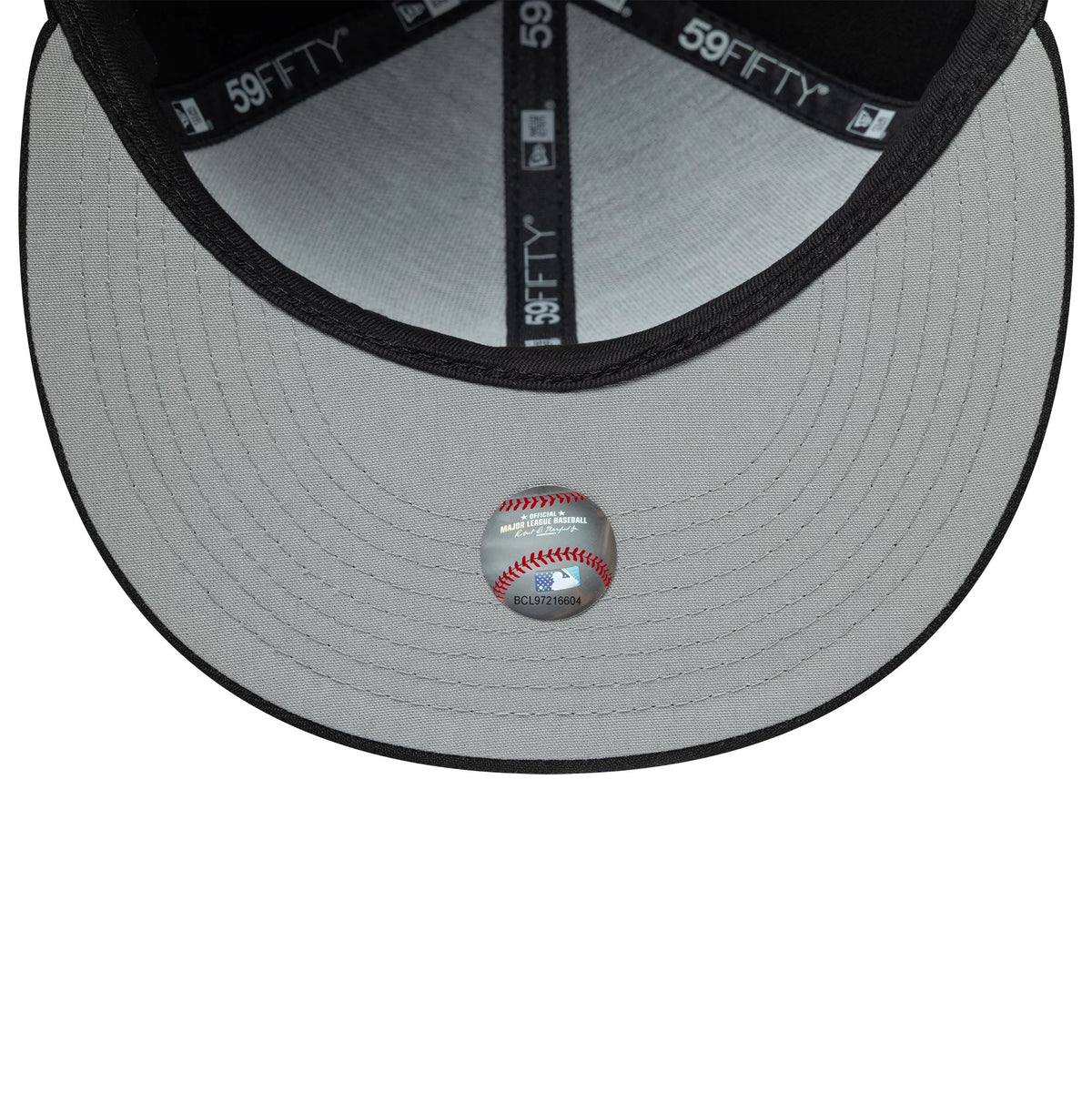 Pictured is this MLB Bats LA Dodgers 59FIFTY Fitted cap in black. 2