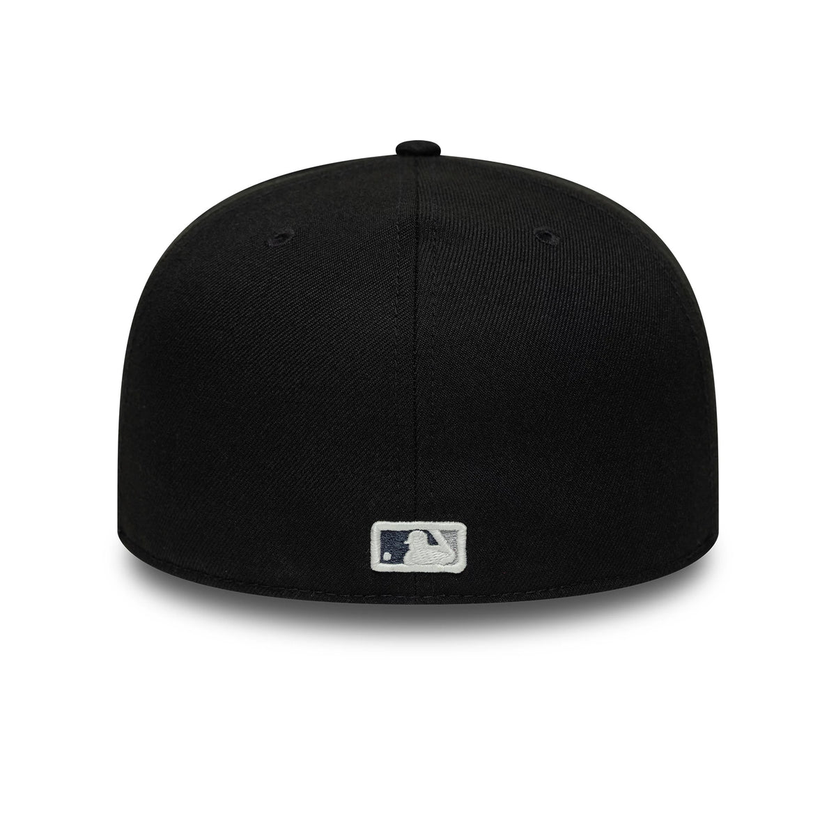 Pictured is this MLB Bats Atlanta Braves 59FIFTY Fitted cap in black. 6