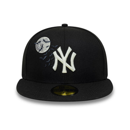 Pictured is this MLB Bats New York Yankees 59FIFTY Fitted cap in black. 3