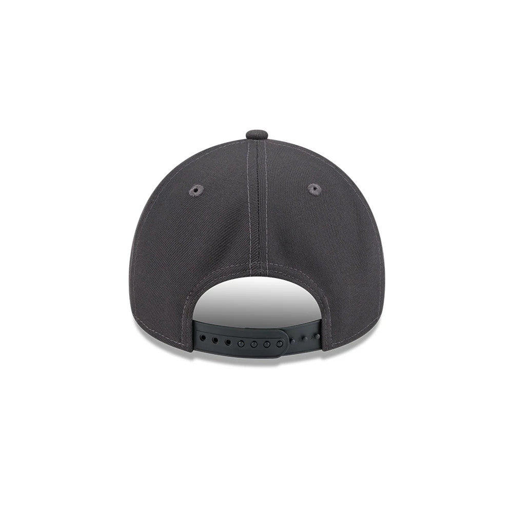Pictured is this New Era Jack O Lantern 9FORTY A-Frame cap in black. 5