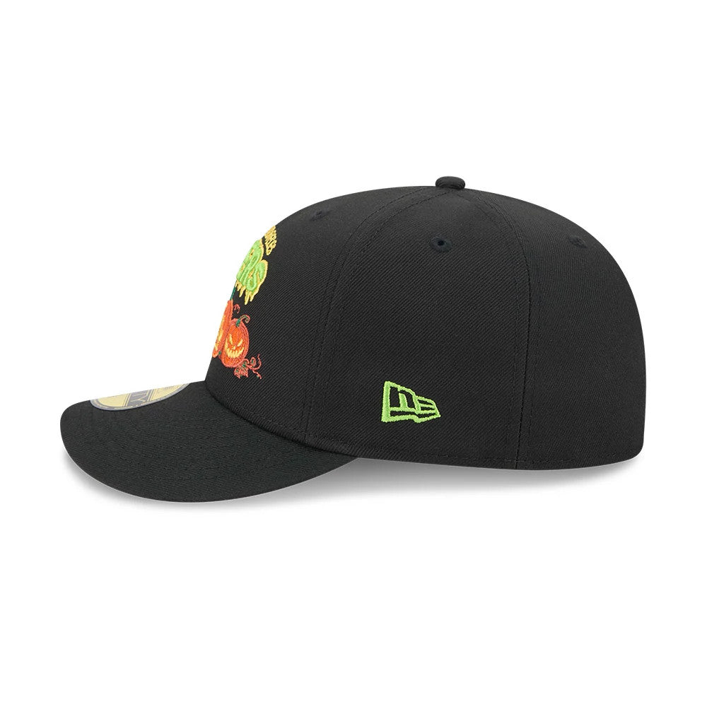Pictured is this MLB Pumpkin Patch LA Dodgers 59FIFTY Fitted cap in black. 5