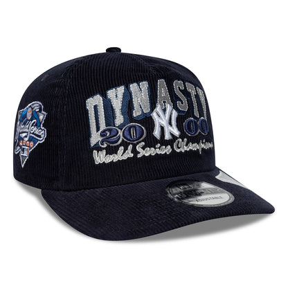 Pictured is this MLB Retro Dynasty New York Yankees Cord 19TWENTY cap in navy. 1