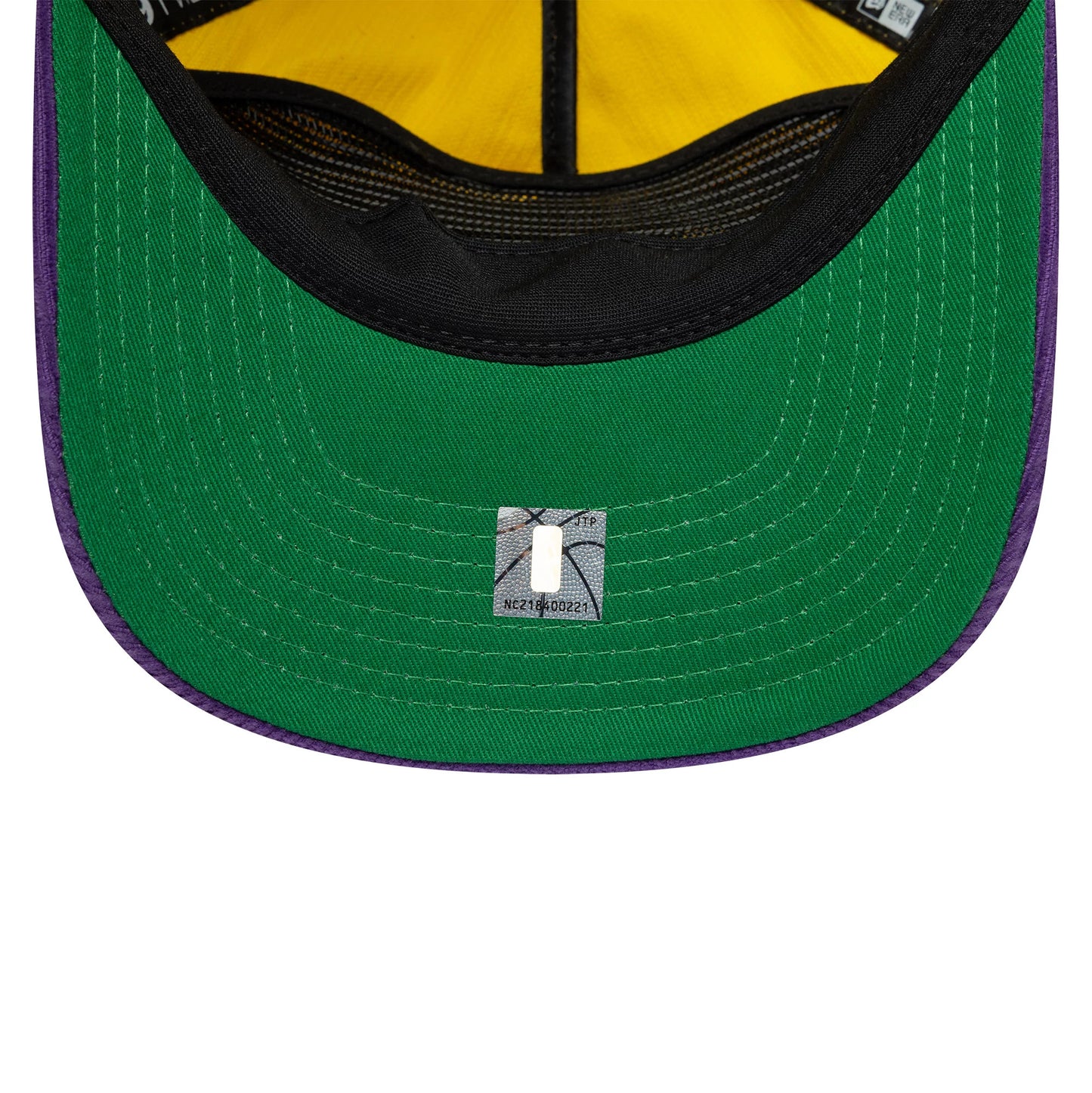 Pictured is this NBA Retro Dynasty LA Lakers Cord 19TWENTY cap in yellow & purple. 2