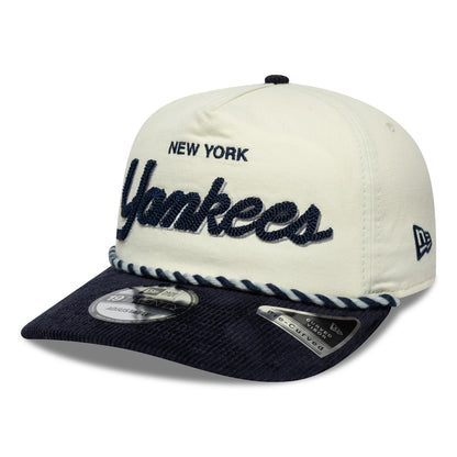 Pictured is this MLB Retro Dynasty New York Yankees 19TWENTY cap in cream & navy. 4