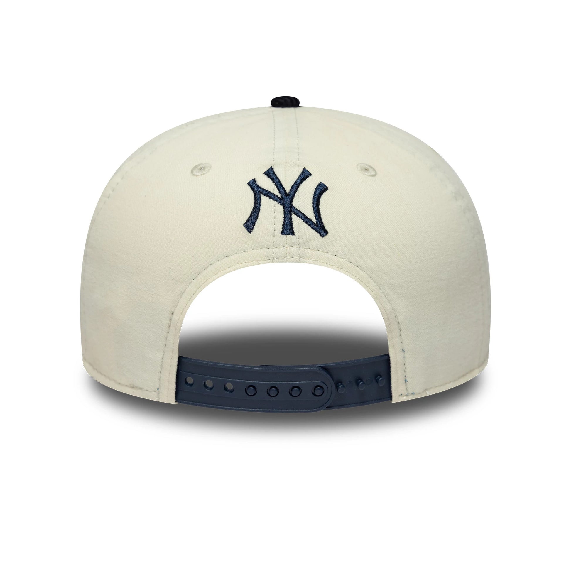 Pictured is this MLB Retro Dynasty New York Yankees 19TWENTY cap in cream & navy. 6