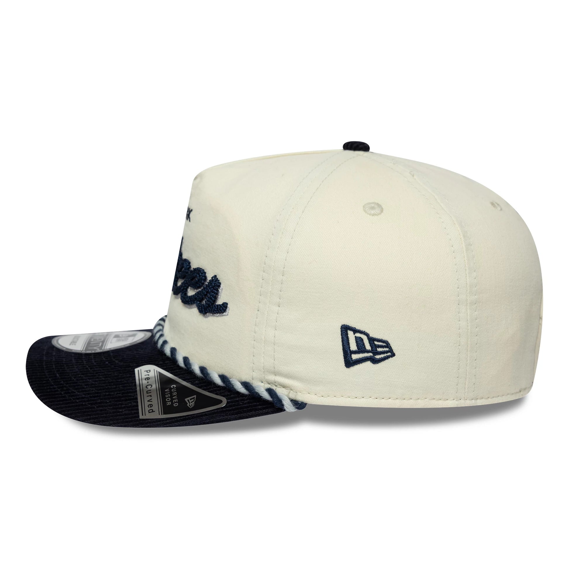 Pictured is this MLB Retro Dynasty New York Yankees 19TWENTY cap in cream & navy. 7