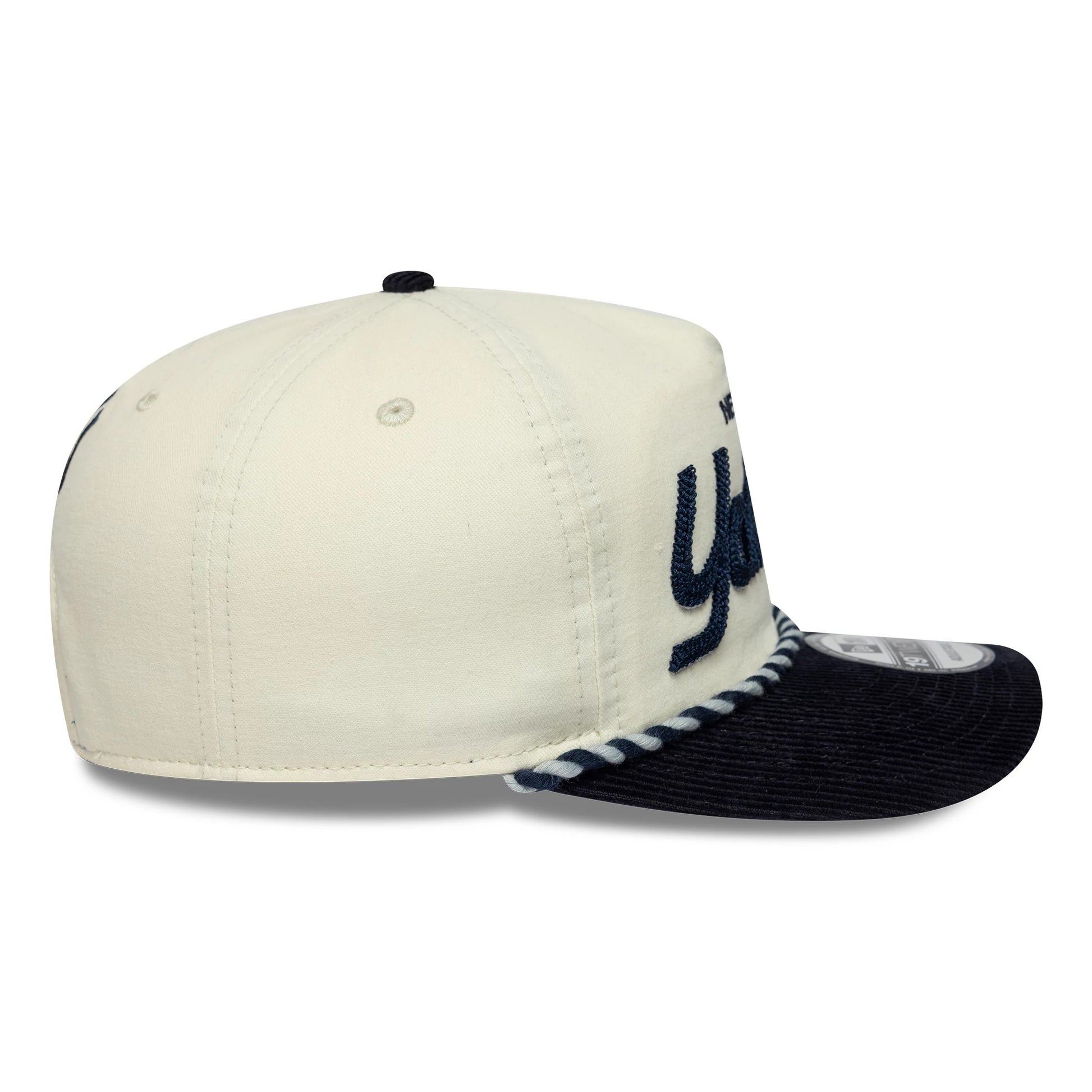 Pictured is this MLB Retro Dynasty New York Yankees 19TWENTY cap in cream & navy. 5