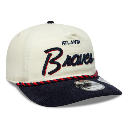 Pictured is this MLB Retro Dynasty Atlanta Braves 19TWENTY cap in cream & navy. 4