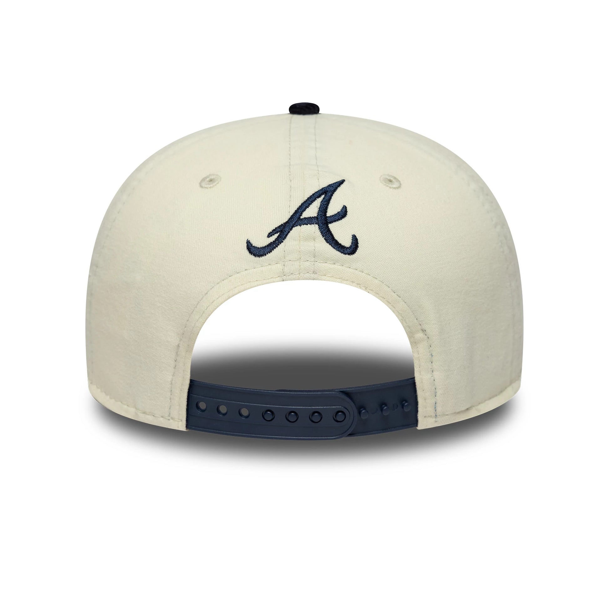 Pictured is this MLB Retro Dynasty Atlanta Braves 19TWENTY cap in cream & navy. 5