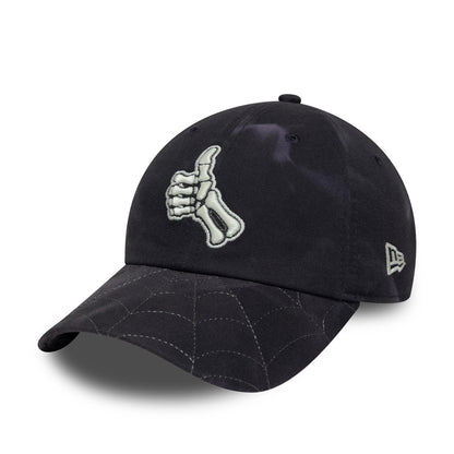 Pictured is this New Era Thumbs Up Skeleton Casual Classic cap in black. 1