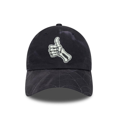 Pictured is this New Era Thumbs Up Skeleton Casual Classic cap in black. 2