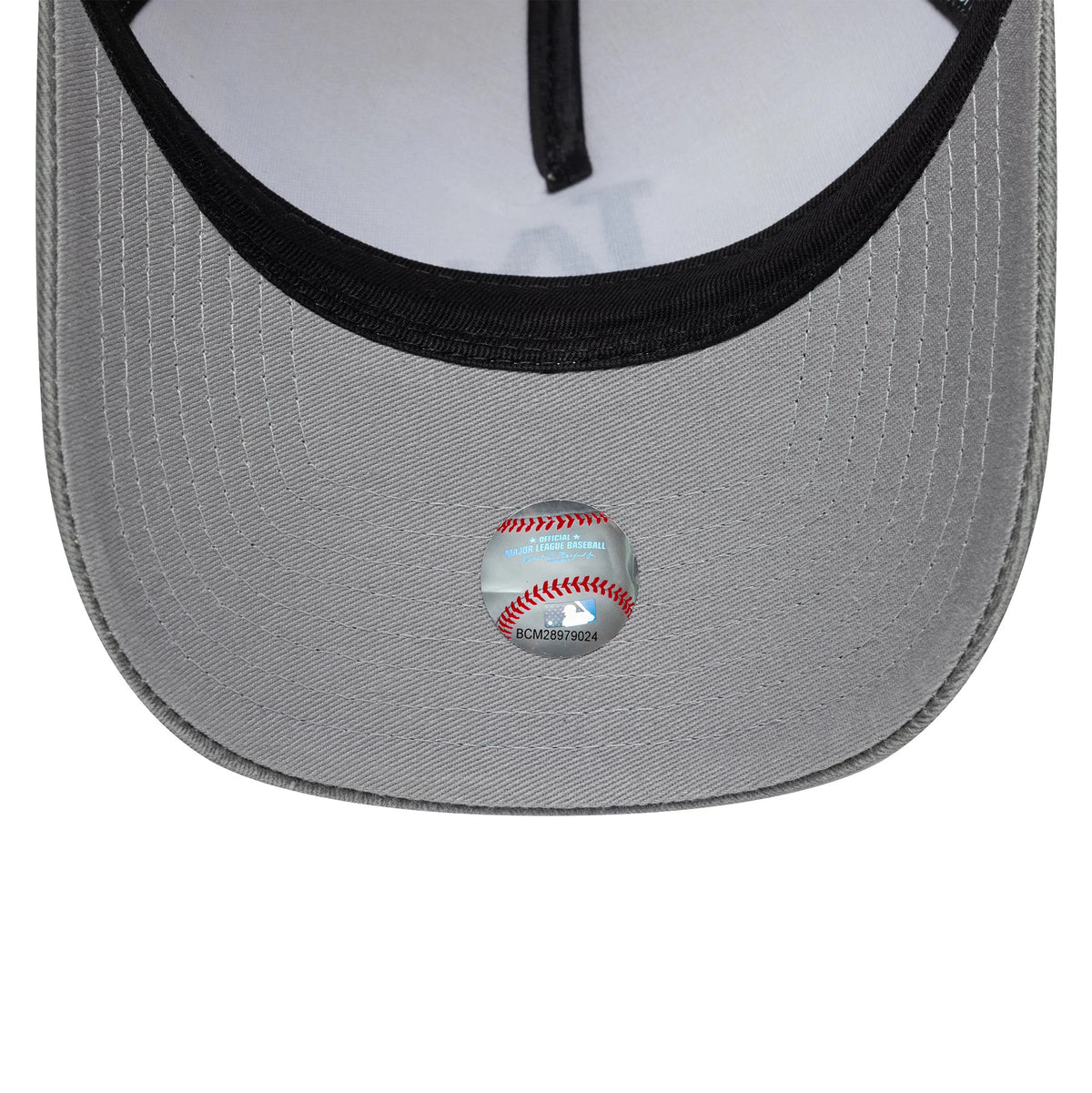 Pictured is this MLB Spectral LA Dodgers 9FORTY A-Frame cap in Cream & Grey. 2
