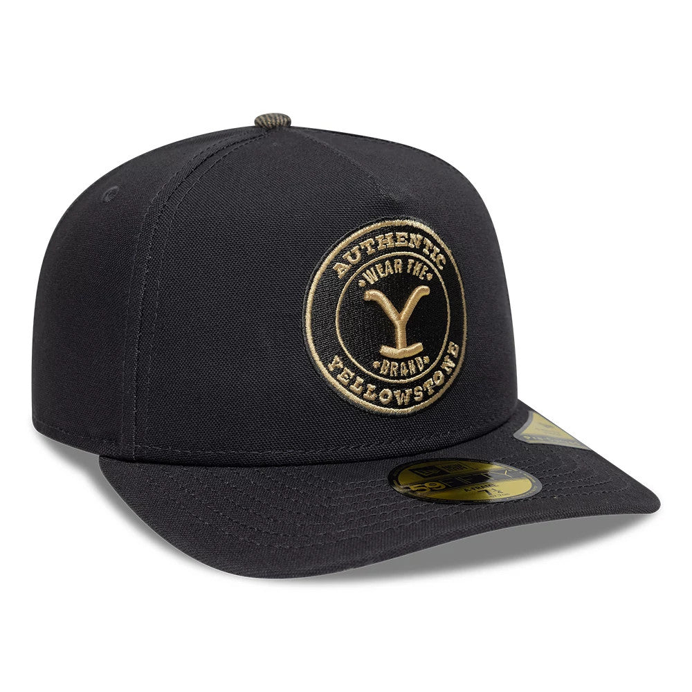 Pictured is this Paramount Yellowstone 59FIFTY A-Frame Fitted cap in black. 4